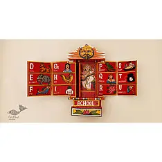 कथनिक ☀ Kaavad ~ School { Red 29 cm } ~ 114
